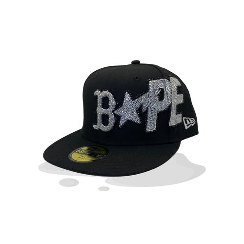 BAPE BOSTON RHINESTONE FITTED