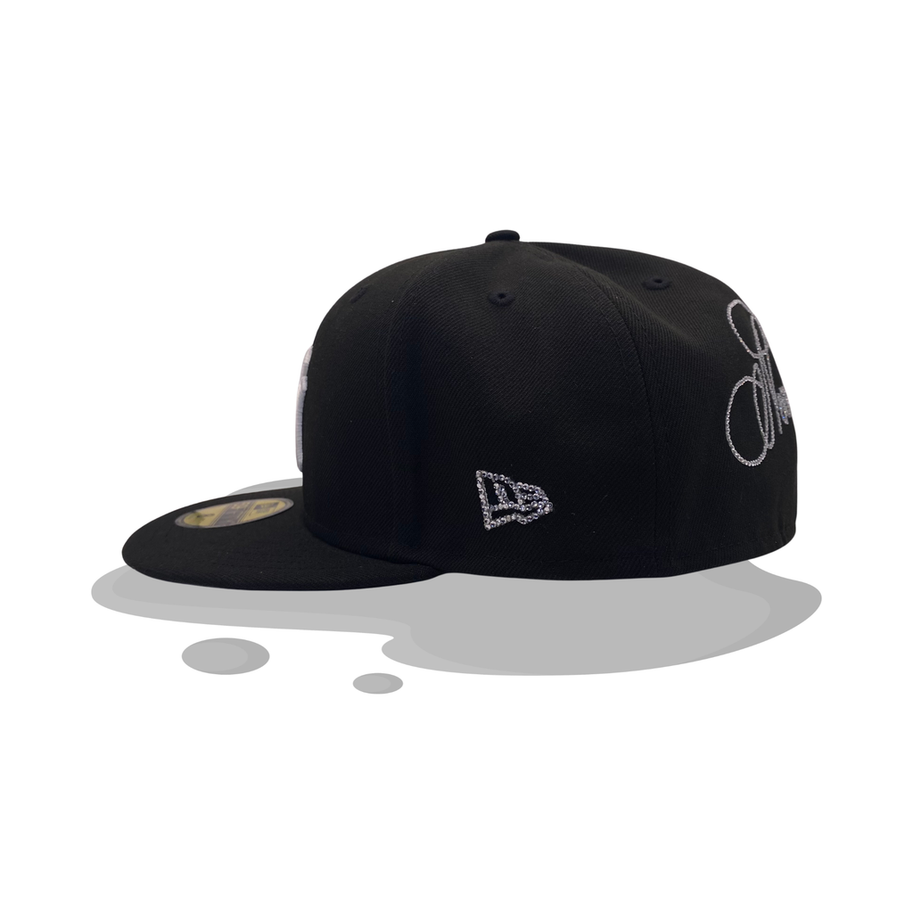 CALLIGRAPHY RHINESTONE FITTED