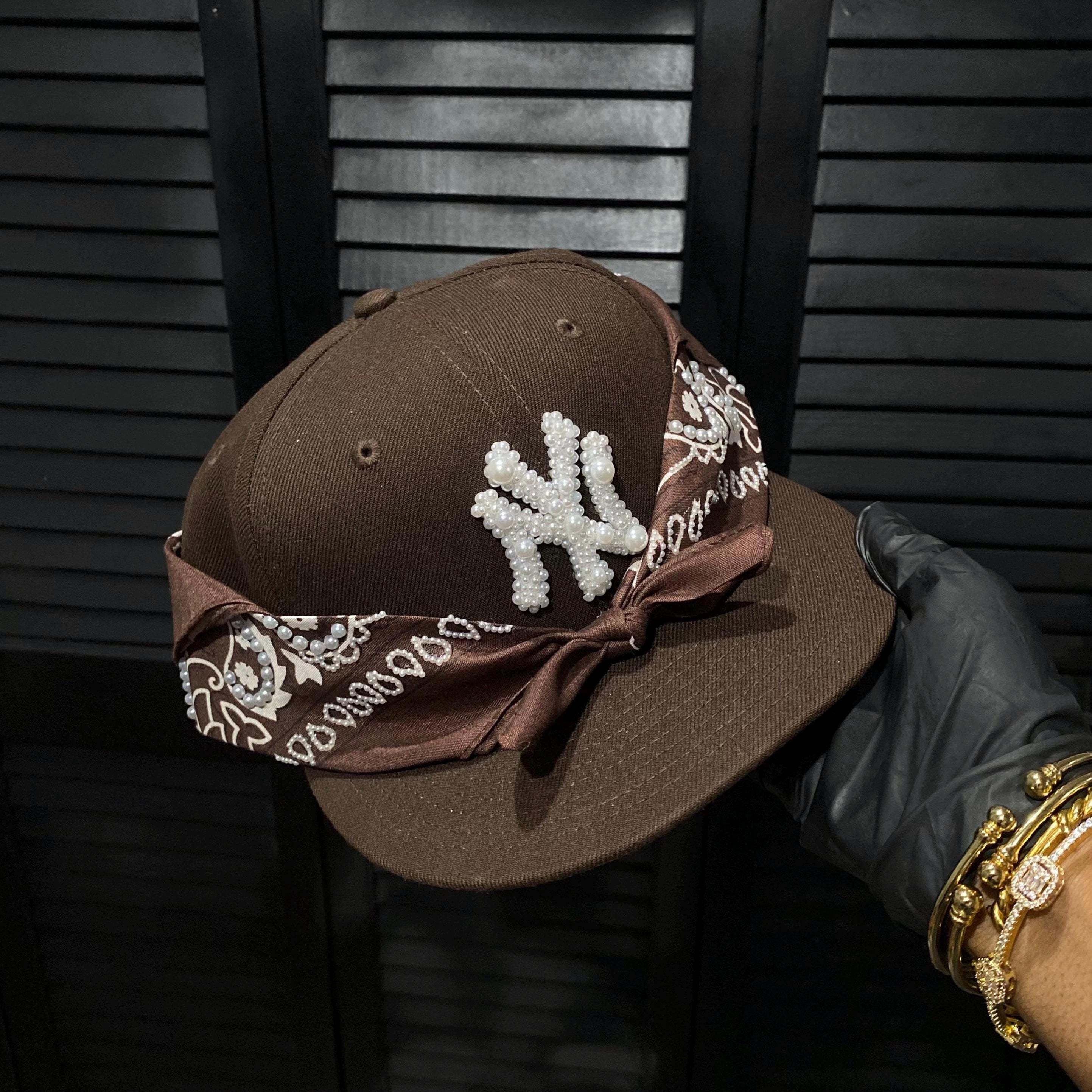 Bandanna Fitted Hat __etsy:8068059856