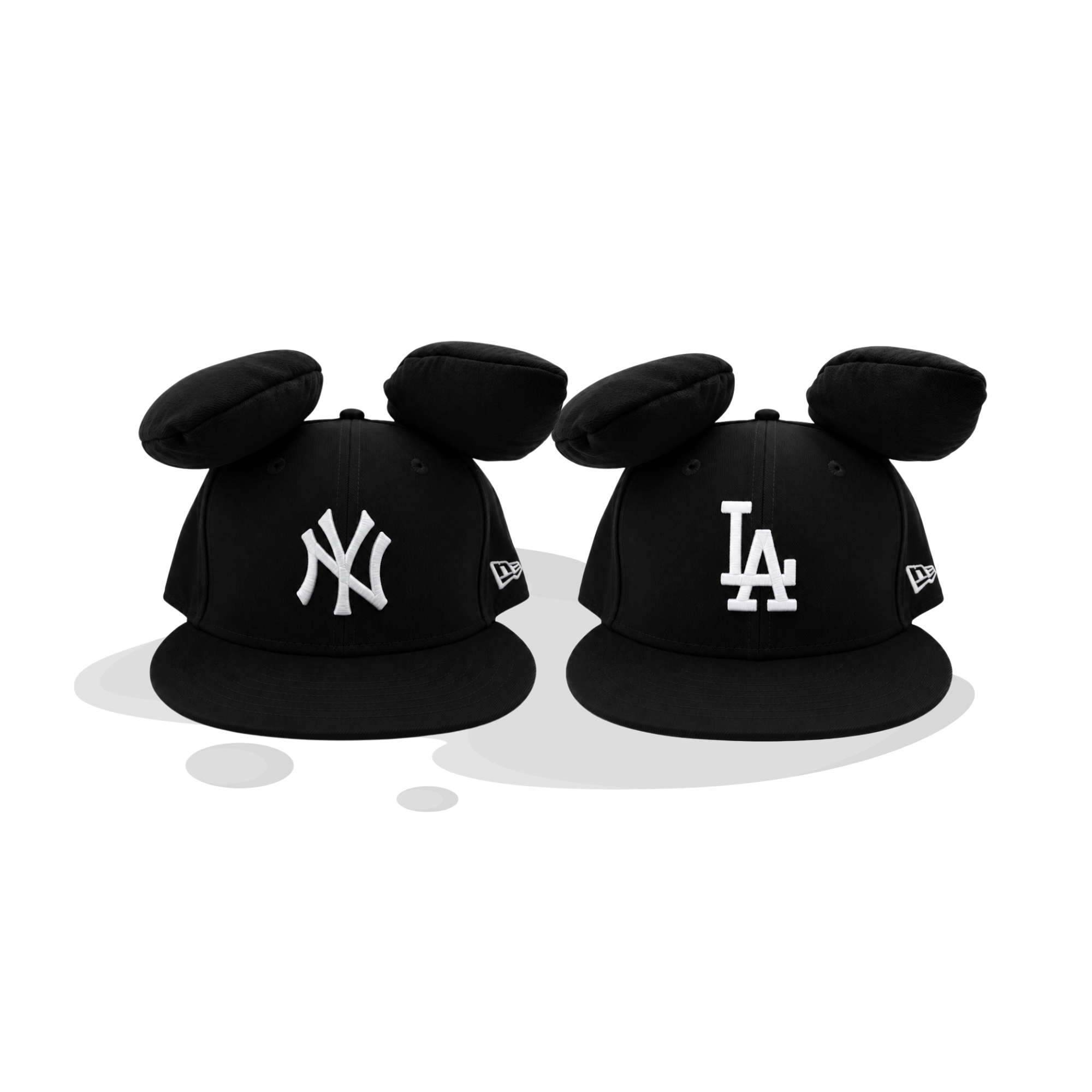 BUNNY EAR HAT - BLACK
