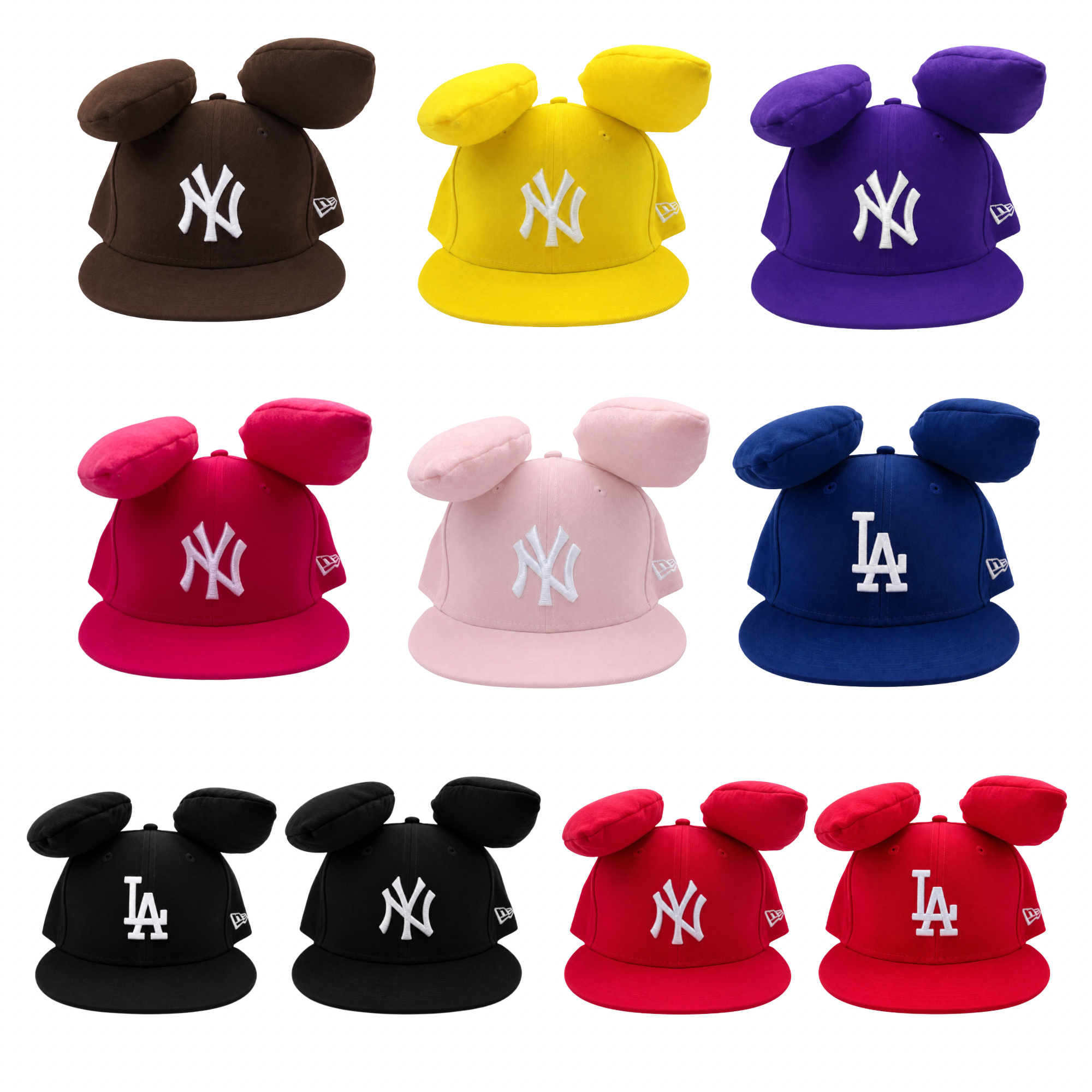 BUNNY EAR HAT - BLACK